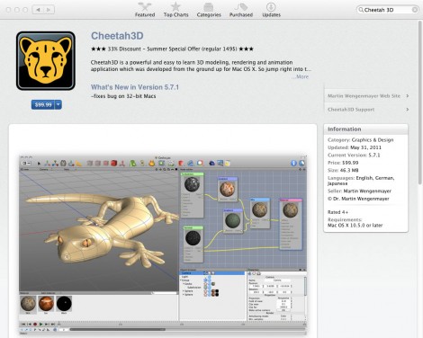 05_app_cheetah_3d 排名前20位的Mac App Store應(yīng)用程序平面設(shè)計(jì)師。