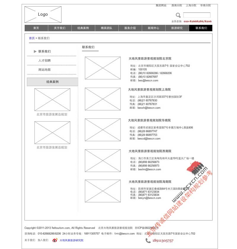 網站策劃頁面專題-聯系我們